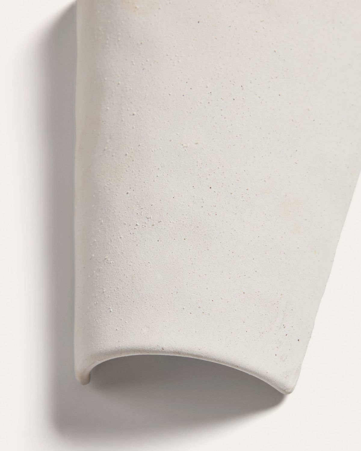 Aplique de pared Ceren de cerámica blanco 13 cm