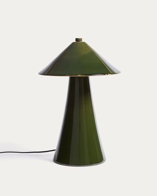 Lámpara de mesa Ceren de cerámica verde 54 cm Lámpara de mesa Ceren de cerámica verde 54 cm
