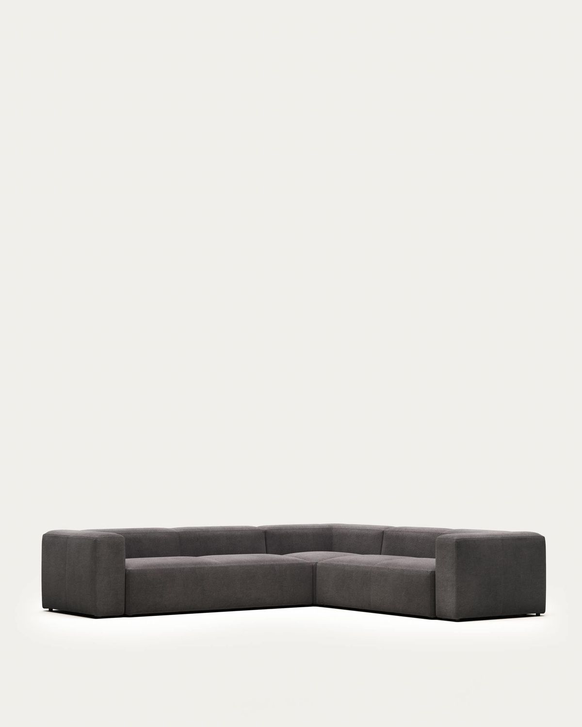 Sofá rinconero Blok 5 plazas gris 320 x 290 cm / 290 x 320 cm FR