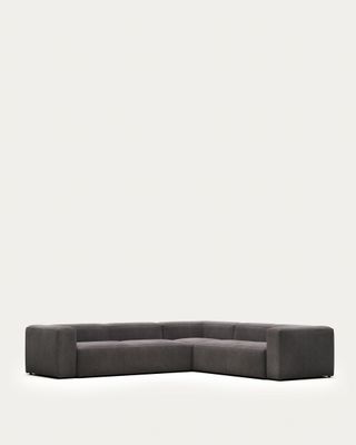 Sofá rinconero Blok 5 plazas gris 320 x 290 cm / 290 x 320 cm FR