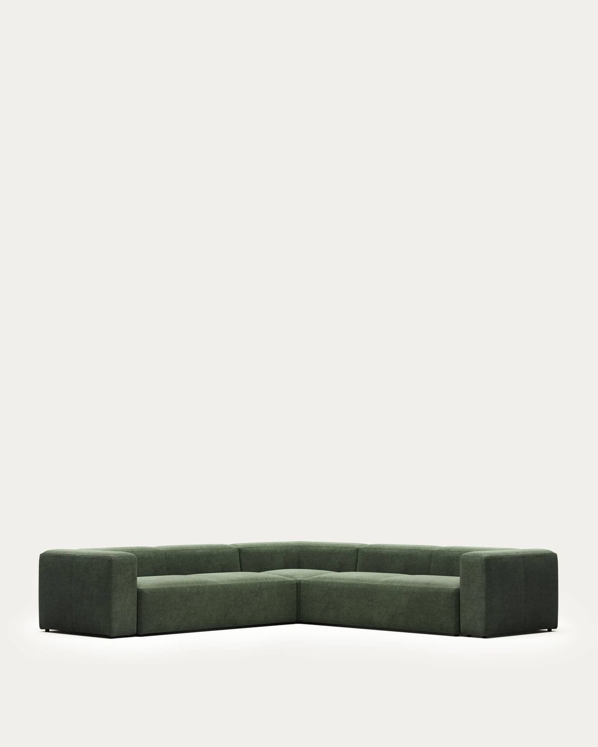 Sofá rinconero Blok 6 plazas verde 320 x 320 cm FR