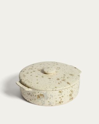 Fuente para horno Convia de cerámica blanco y marrón 1 l Fuente para horno Convia de cerámica blanco y marrón 1 l