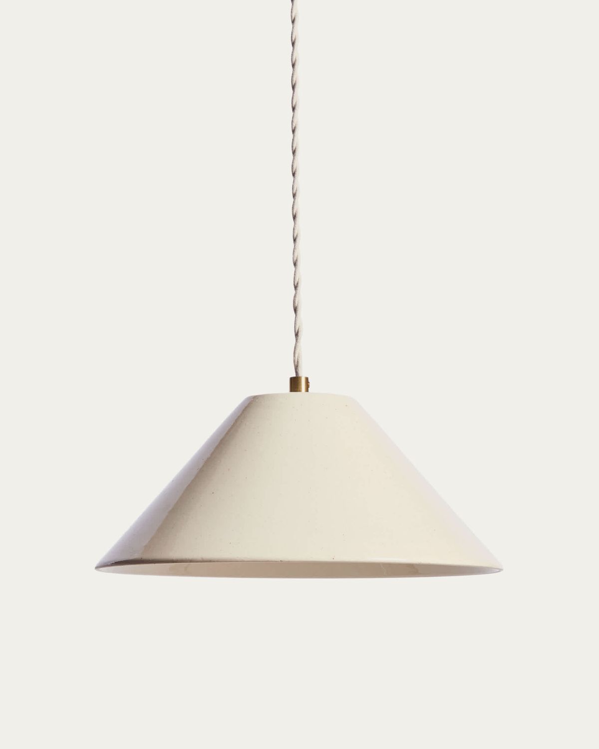 Lámpara de techo Ceren de cerámica beige