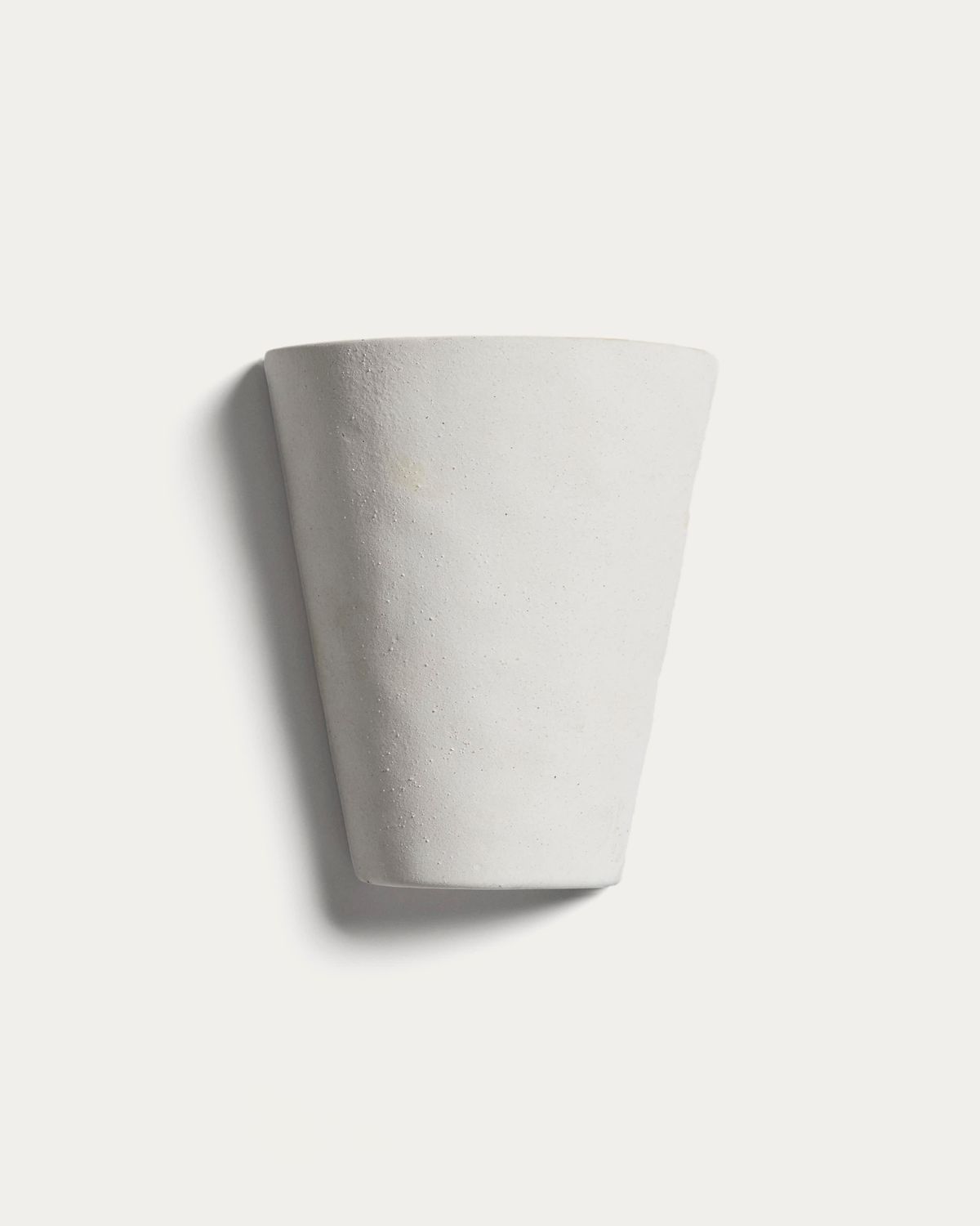Aplique de pared Ceren de cerámica blanco 21 cm