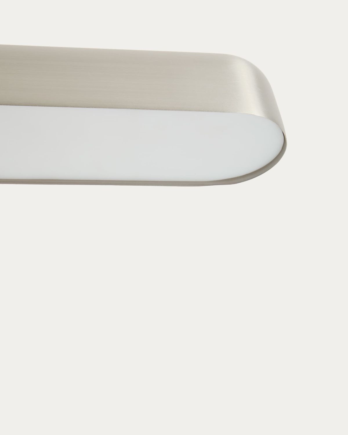 Lámpara de mesa Nelaia con acabado gris