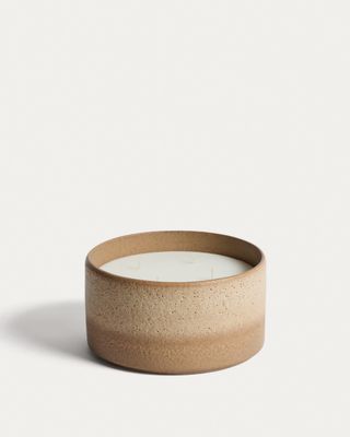 Vela Orial de cerámica marrón Ø18,5 cm