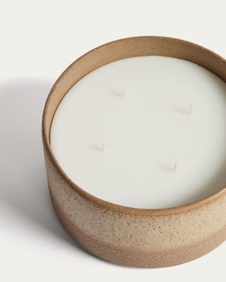 Vela Orial de cerámica marrón Ø18,5 cm