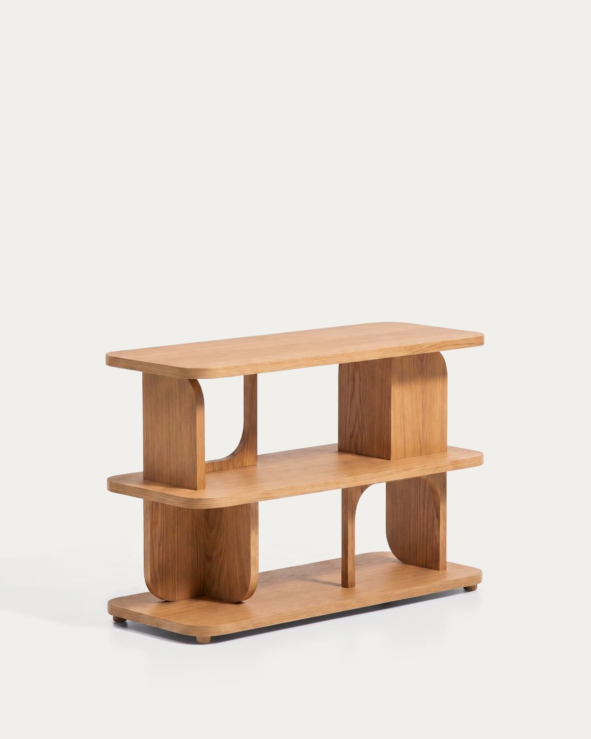 Estantería Aduma de chapa de roble acabado tono natural FSC 100% 100 x 65 cm