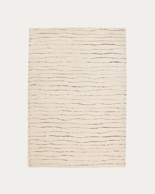 Alfombra Loram de efecto pelo beige 160 x 230 cm Alfombra Loram de efecto pelo beige 160 x 230 cm