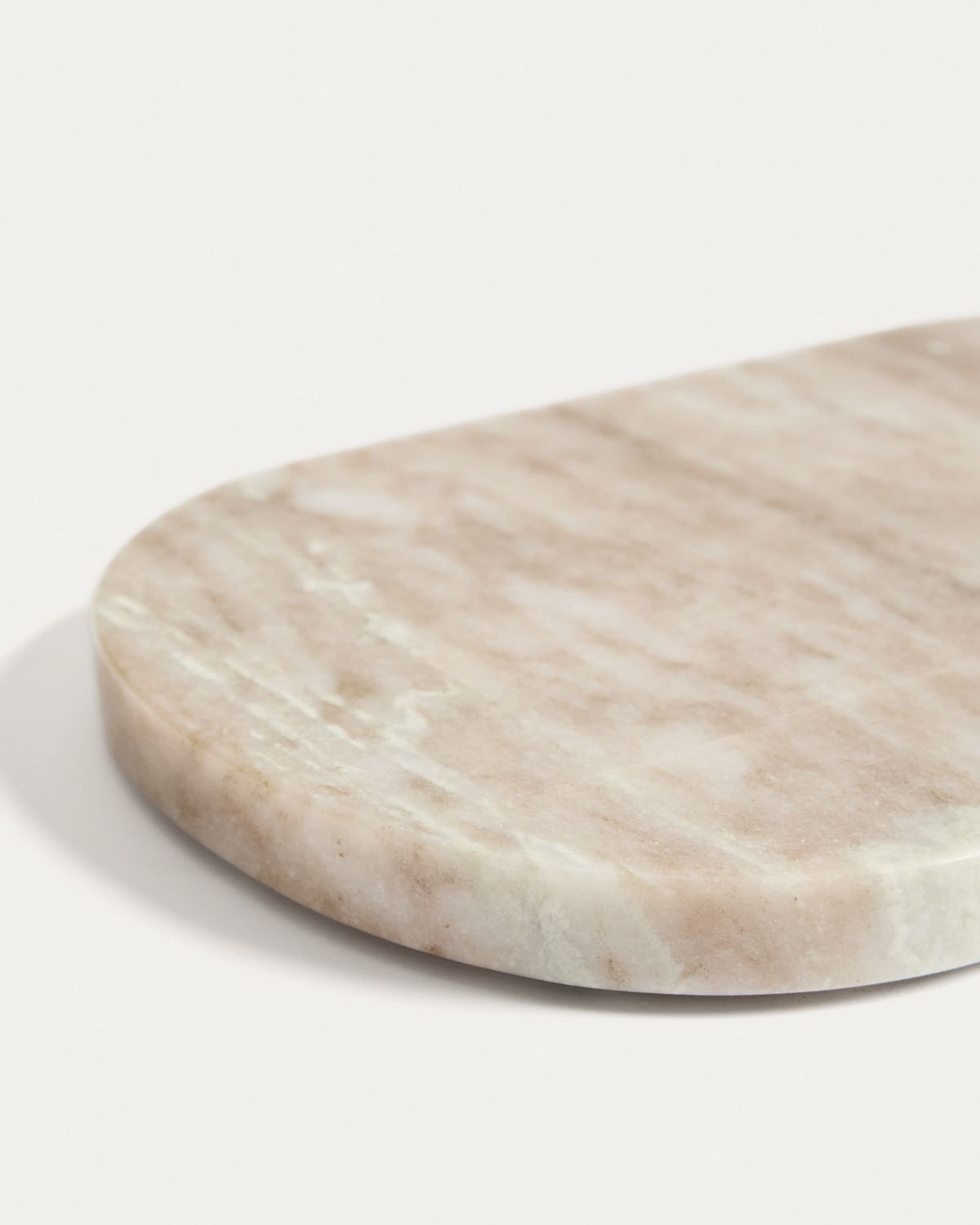 Tabla de servir Nolvet de mármol beige 23 x 15 cm