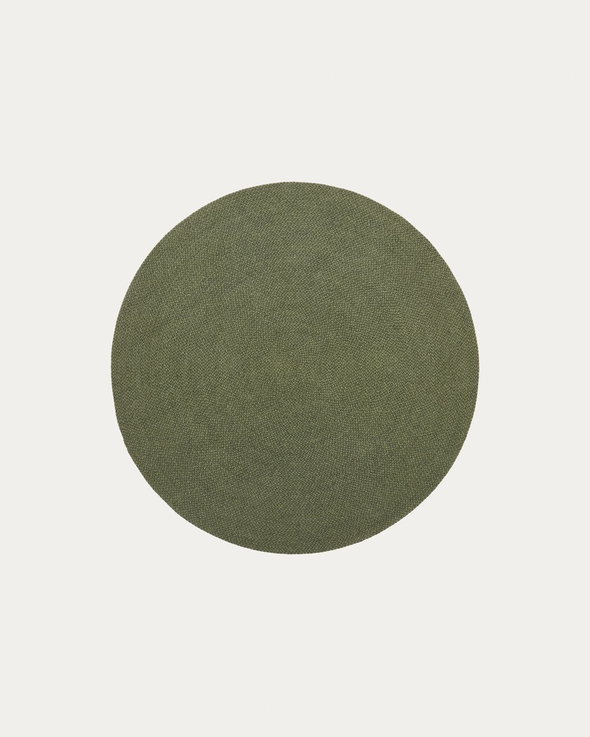 Alfombra Despas de fibras sintéticas verde Ø150 cm