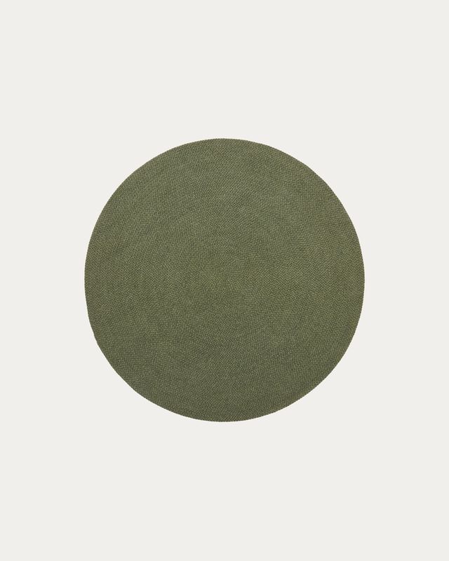 Alfombra Despas de fibras sintéticas verde Ø150 cm