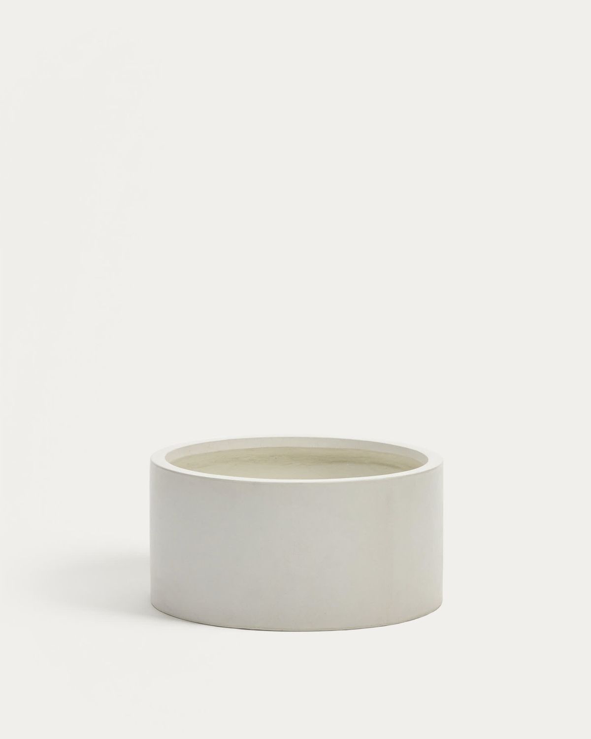 Macetero Aiguablava de cemento blanco Ø 62 cm