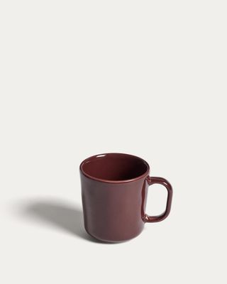 Taza Daner de cerámica burdeos Taza Daner de cerámica burdeos