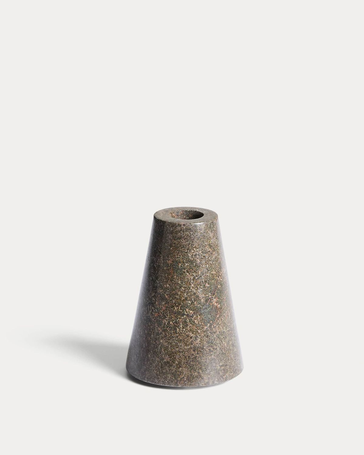 Candelabro Trevia de mármol verde 8 cm