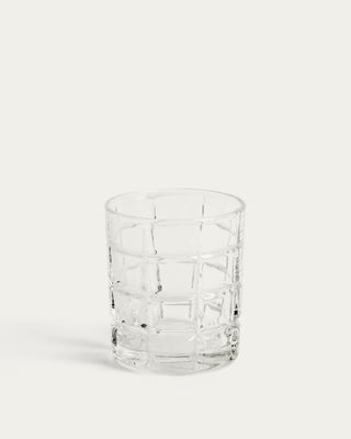 Vaso Talora de vidrio tallado transparente 26 cl Vaso Talora de vidrio tallado transparente 26 cl