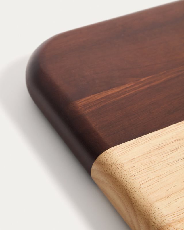 Tabla de servir Milvara de madera de caucho 40 x 25 cm FSC 100%