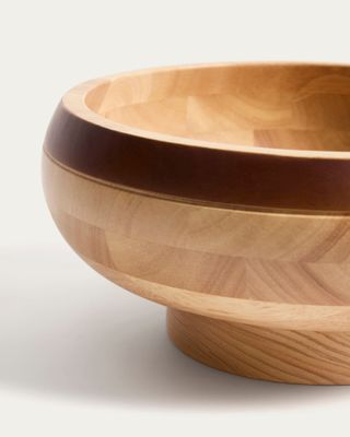 Bol grande Milvara de madera de caucho FSC 100%