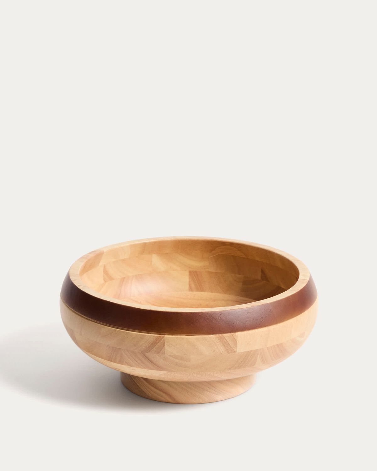 Bol grande Milvara de madera de caucho FSC 100%