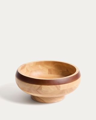 Bol grande Milvara de madera de caucho FSC 100% Bol grande Milvara de madera de caucho FSC 100%