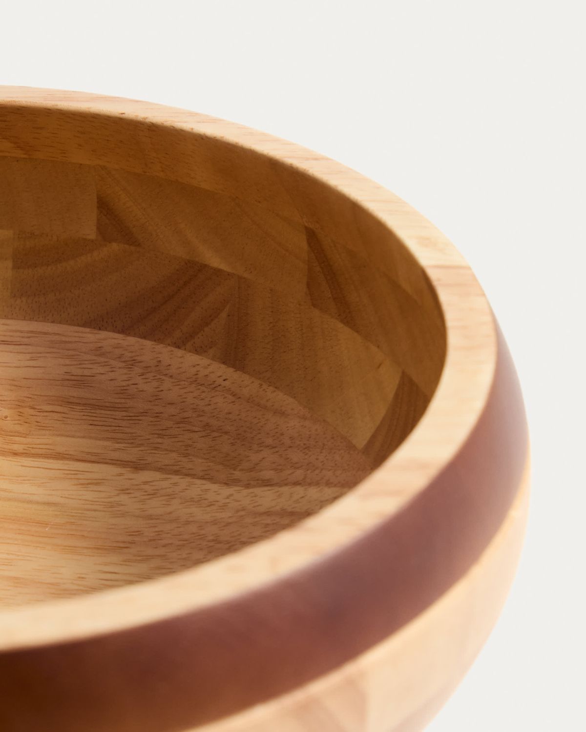 Bol grande Milvara de madera de caucho FSC 100%