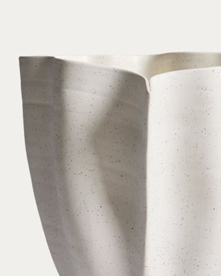 Jarrón Nilea de cerámica crudo 34 cm