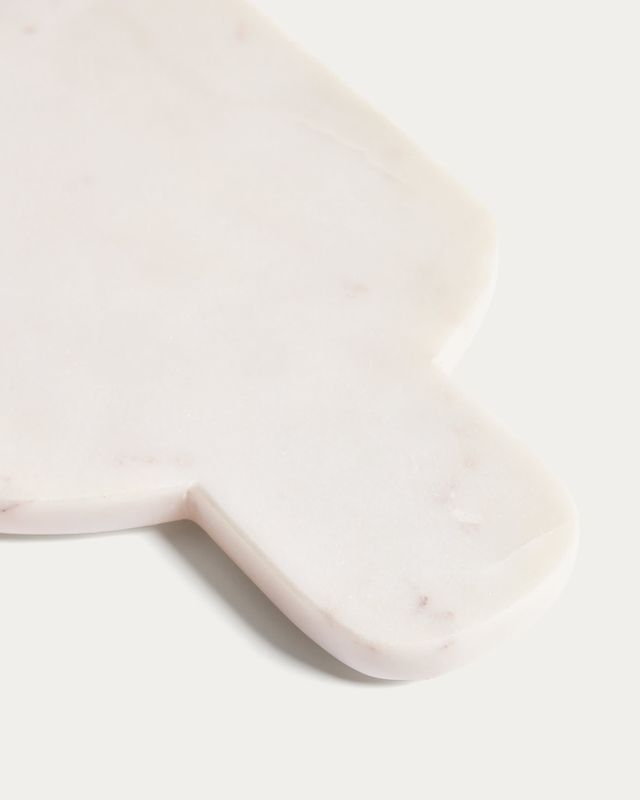 Tabla de servir Coreni de mármol blanco 23 x 15 cm