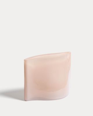 Jarrón Ardeni de vidrio rosa pálido 15,5 cm Jarrón Ardeni de vidrio rosa pálido 15,5 cm