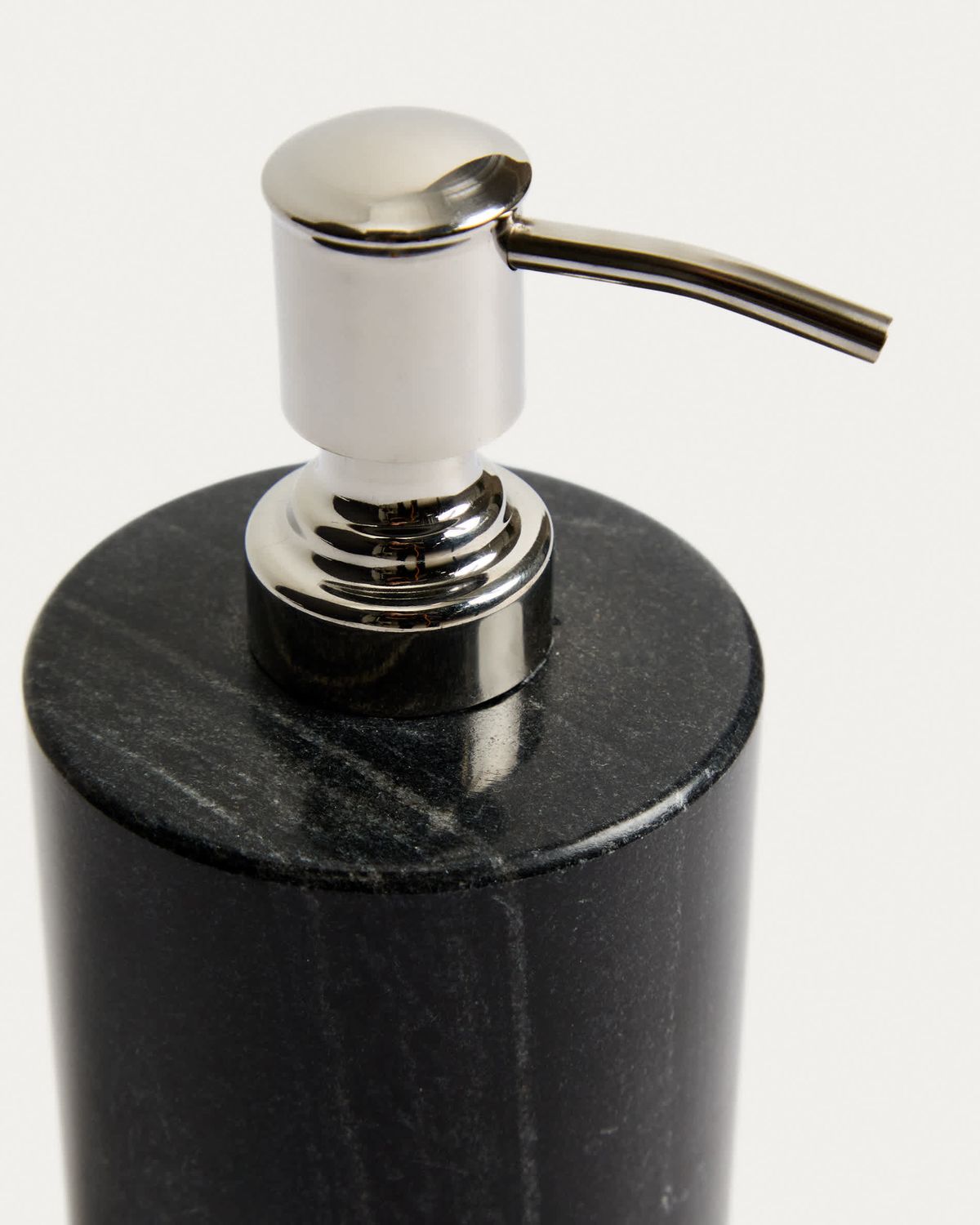 Dispensador de jabón Mavon de mármol gris oscuro