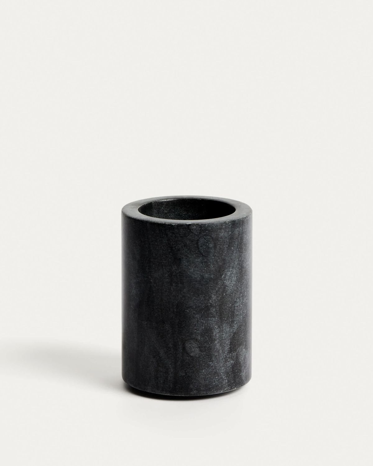 Portacepillos Mavon de mármol gris oscuro