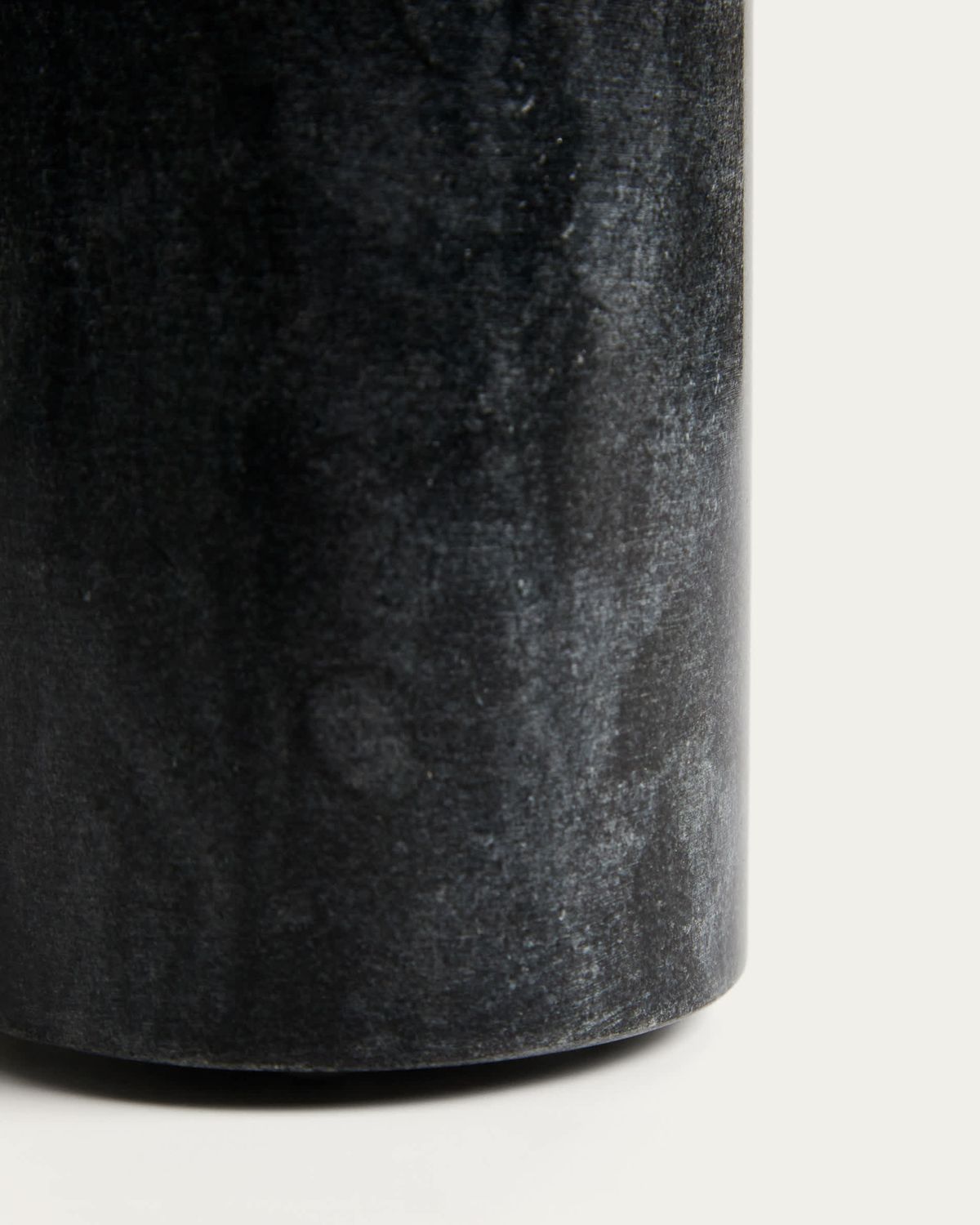 Portacepillos Mavon de mármol gris oscuro