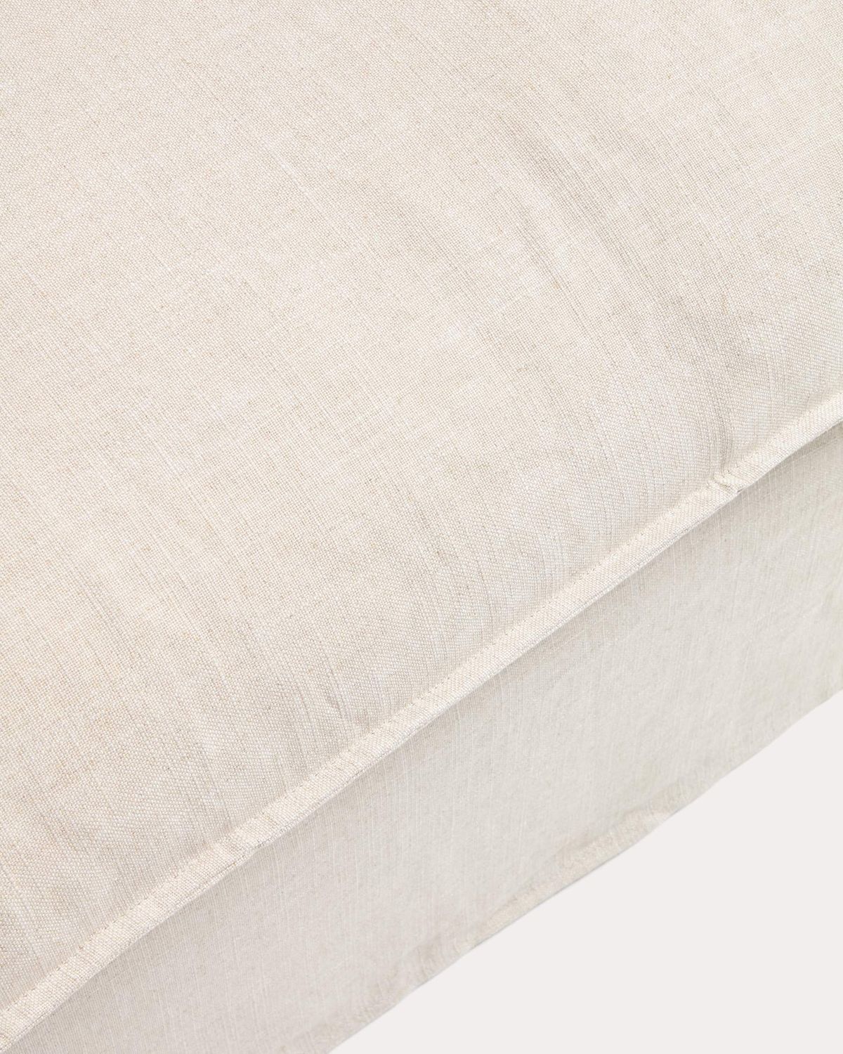 Butaca desenfundable Anarela de lino y viscosa beige 150 cm FSC Mix Credit