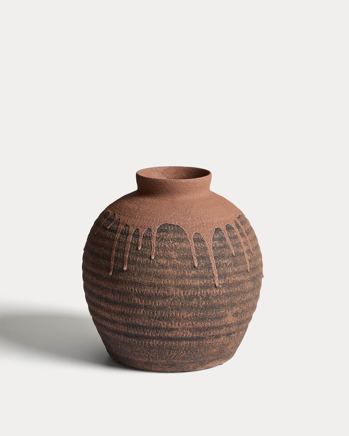 Jarrón Emiro de cerámica terracota 24 cm