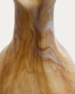 Jarrón Nerola de vidrio en tonos marrones 46 cm