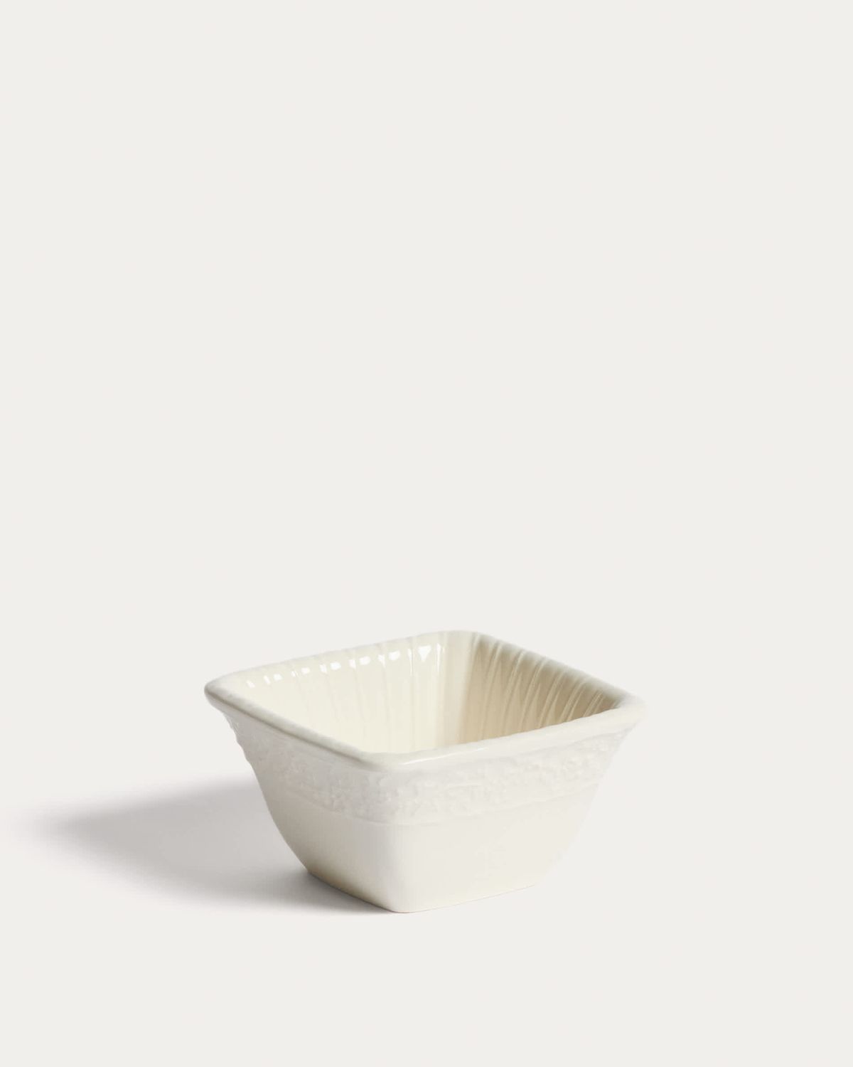 Bol pequeño Varla de cerámica beige