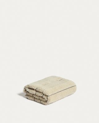 Toalla de tocador Sedy 100% algodón jacquard beige 30 x 50 cm Toalla de tocador Sedy 100% algodón jacquard beige 30 x 50 cm