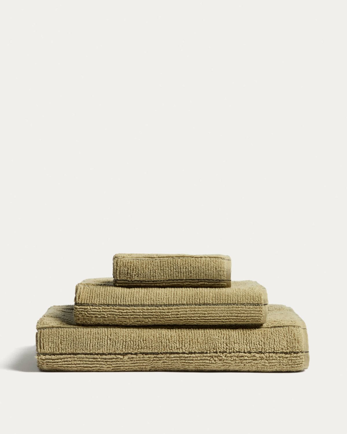 Toalla de tocador Sedy 100% algodón jacquard verde 30 x 50 cm