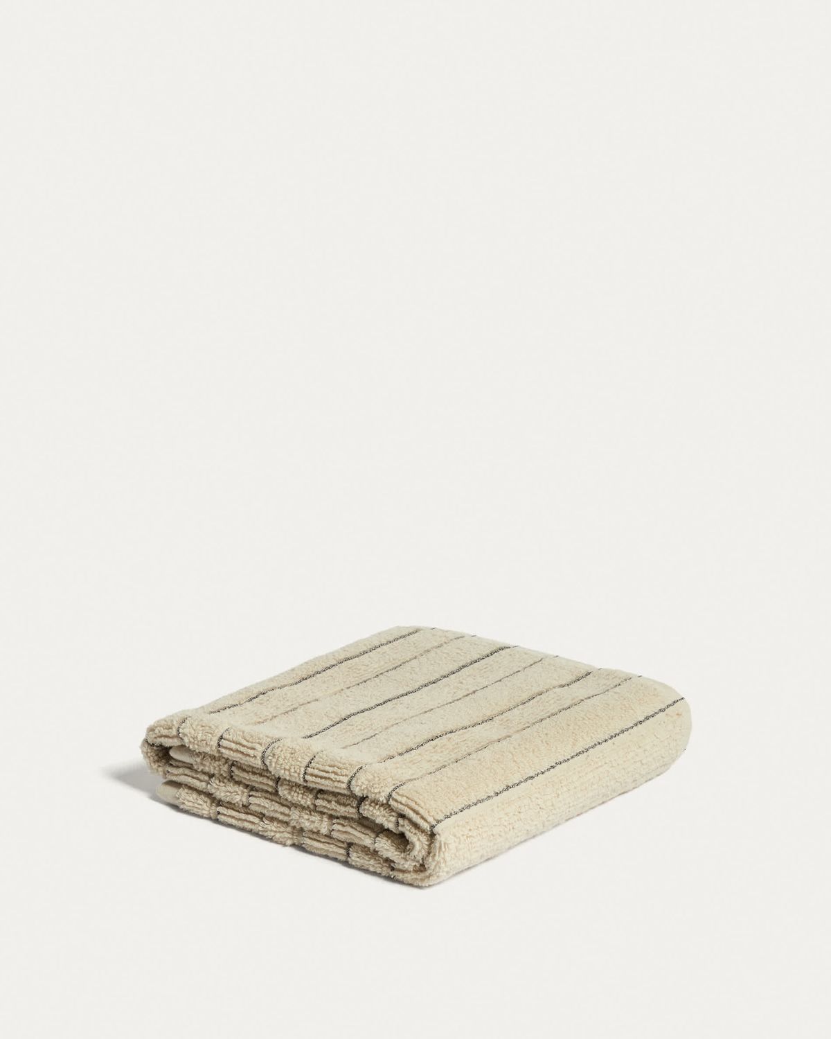 Toalla de manos Sedy 100% algodón jacquard beige 50 x 90 cm