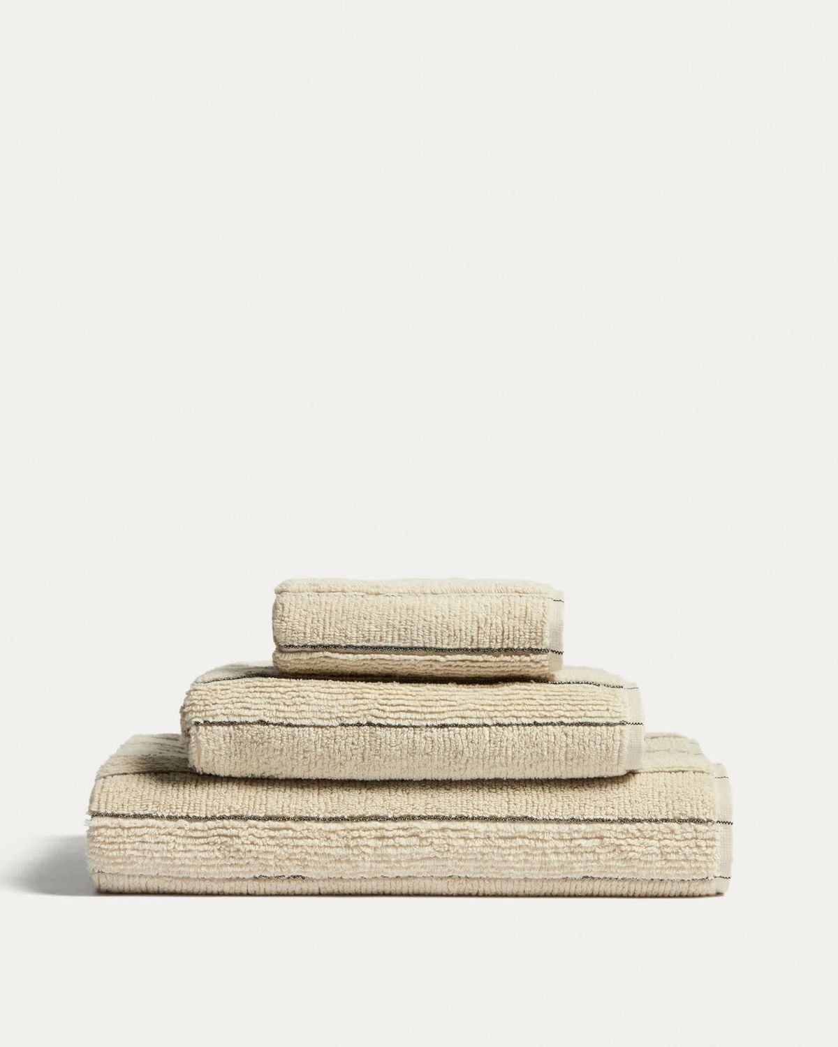 Toalla de baño Sedy 100% algodón jacquard beige 70 x 140 cm
