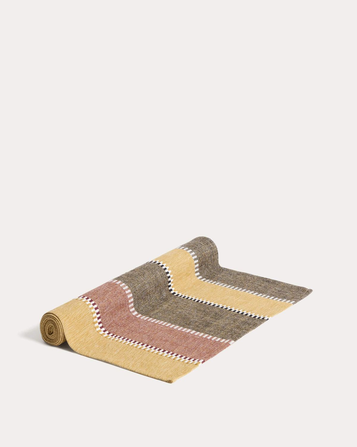 Camino de mesa Irasa de algodón multicolor 50 x 150 cm