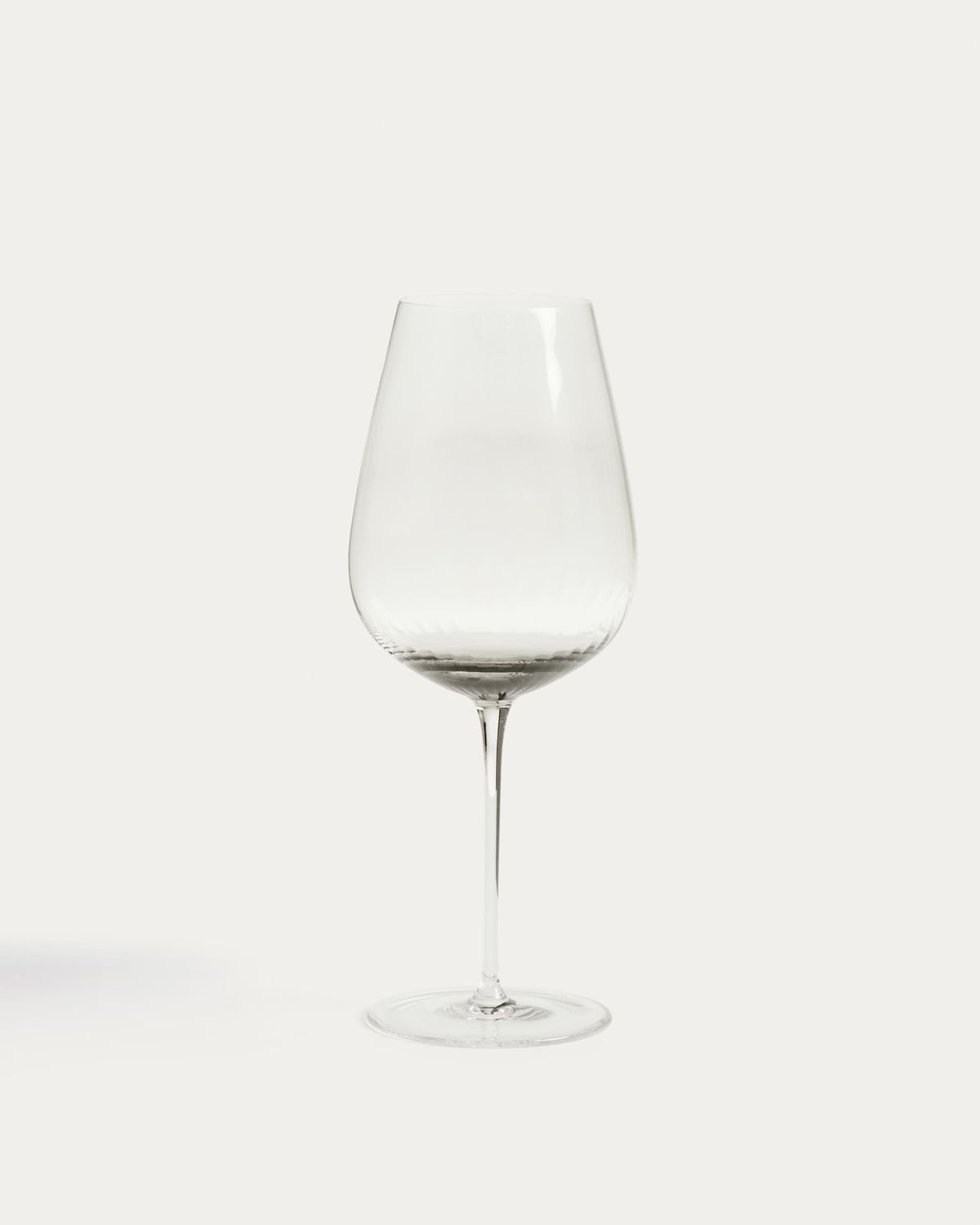 Copa de vino Davel de vidrio gris 58 cl