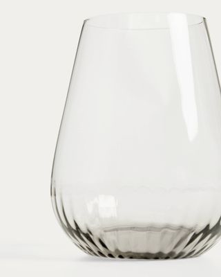 Vaso Davel de vidrio gris 42,5 cl