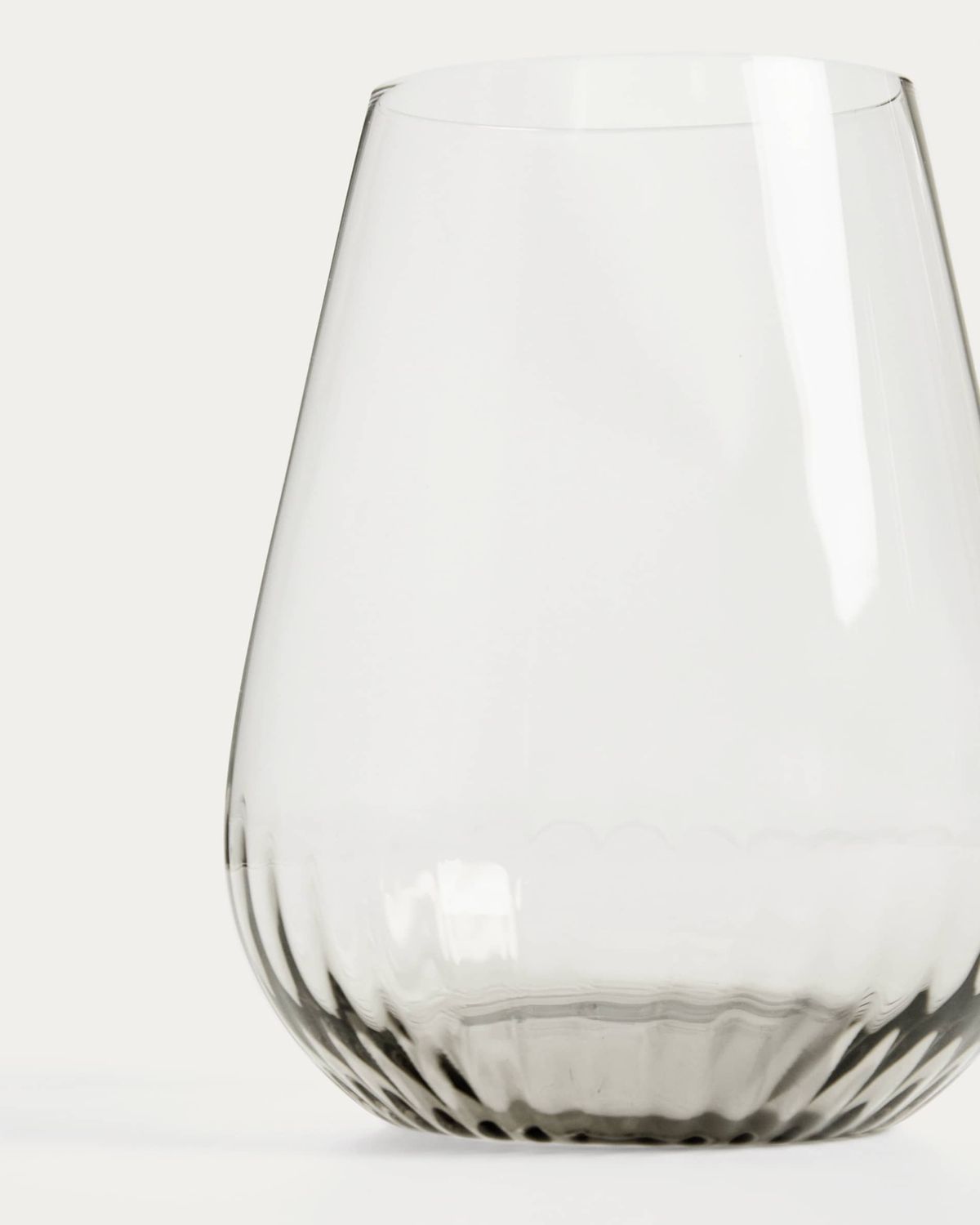 Vaso Davel de vidrio gris 42,5 cl