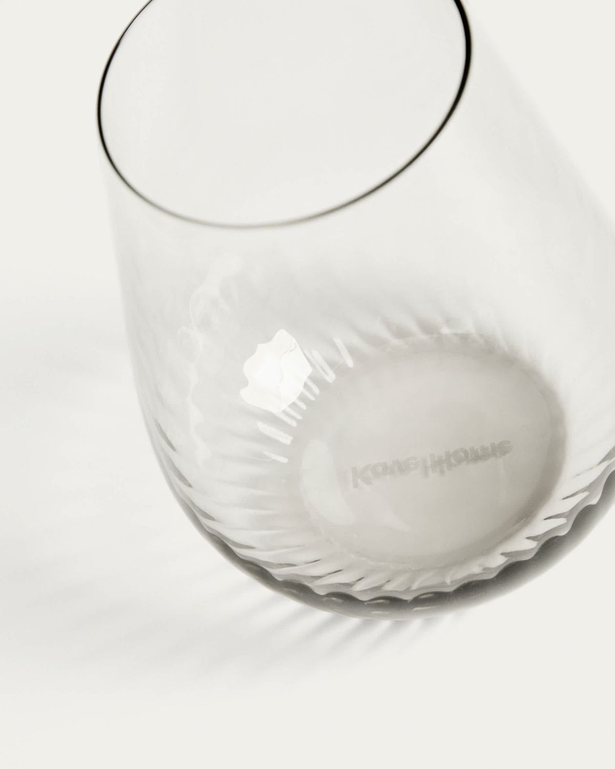 Vaso Davel de vidrio gris 42,5 cl
