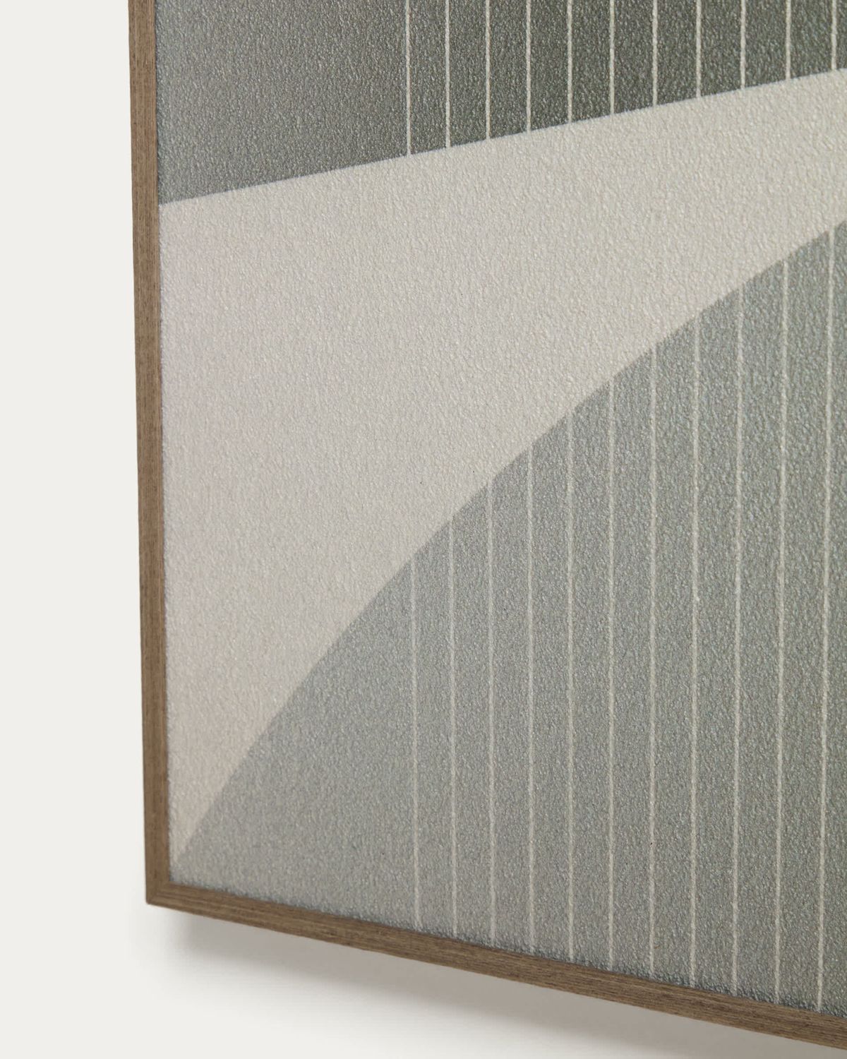 Cuadro abstracto Imaro gris verdoso 50 x 70 cm