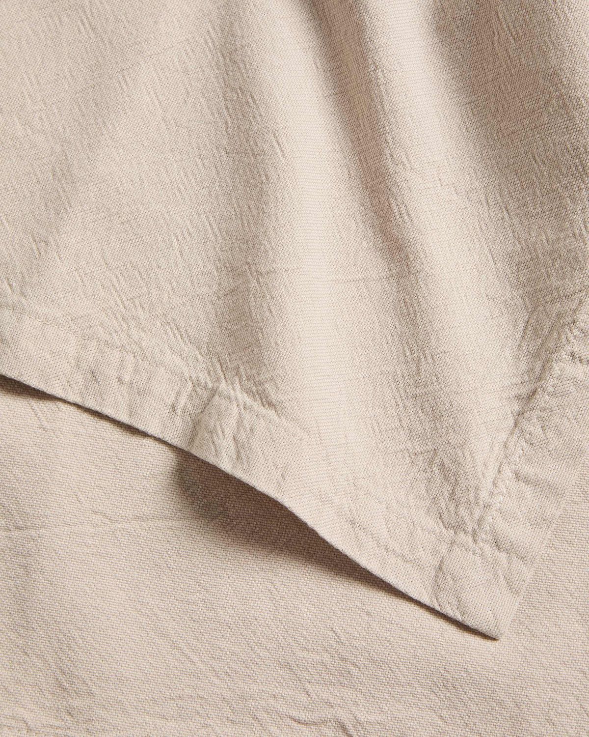 Set Lerava de 2 servilletas de algodón con acabado lavado gris piedra 35 x 35 cm