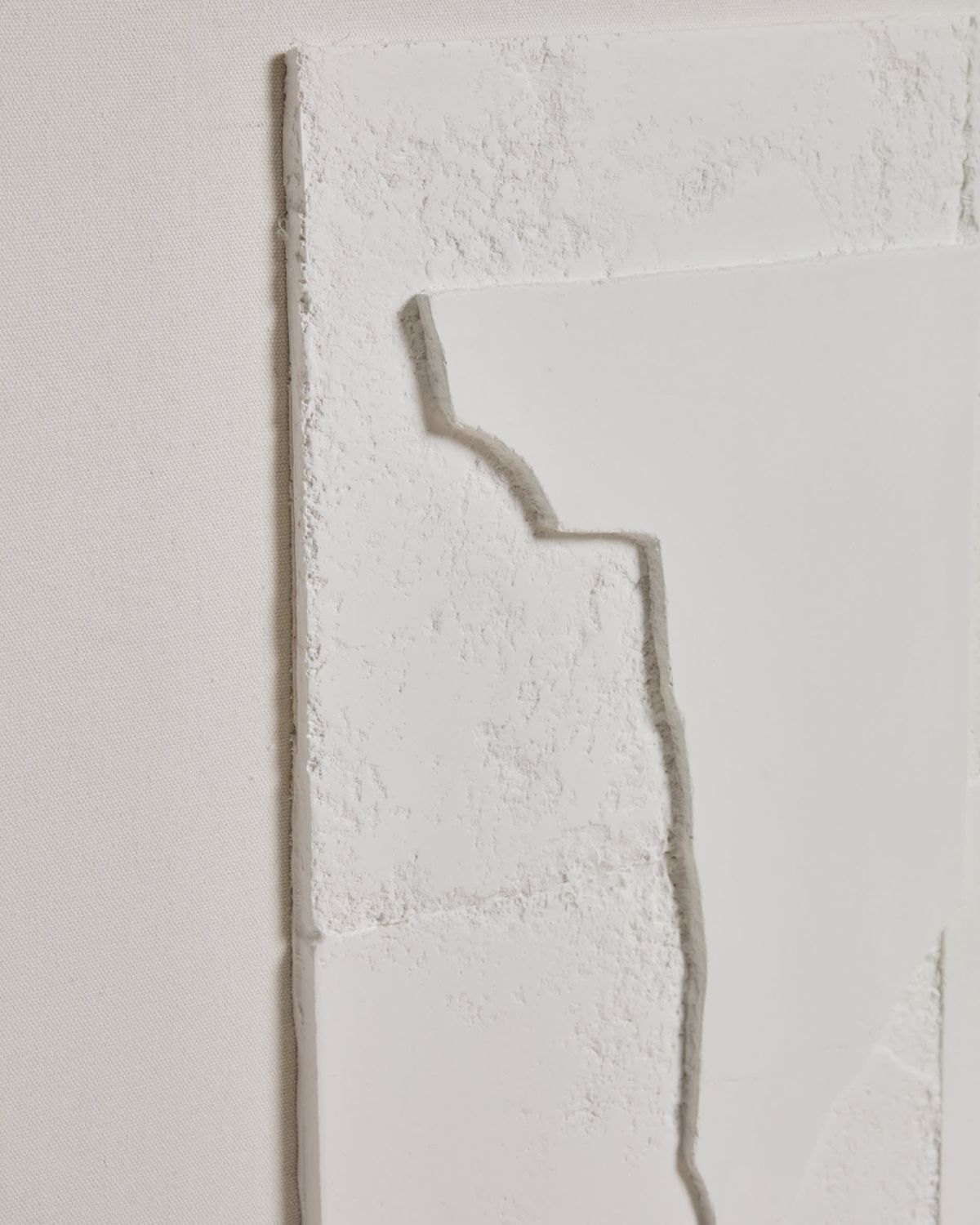Cuadro abstracto Gadir blanco 80 x 80 cm