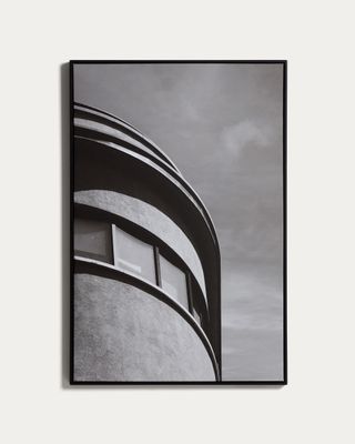 Cuadro Silen fotografía arquitectónica de Barcelona blanco y negro 67 x 100 cm Cuadro Silen fotografía arquitectónica de Barcelona blanco y negro 67 x 100 cm