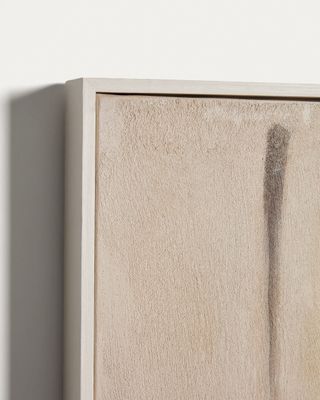 Cuadro abstracto Meril beige 80 x 100 cm