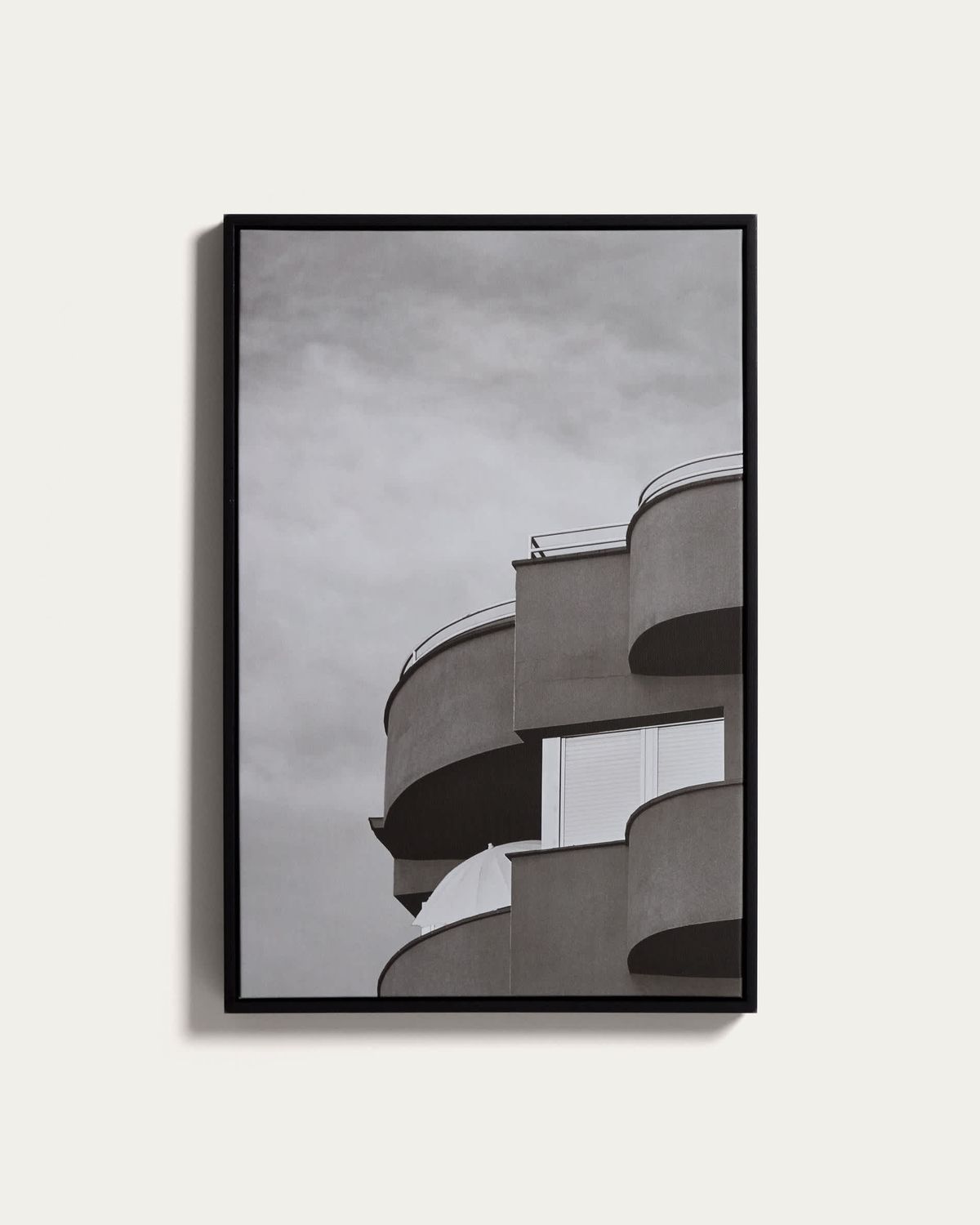 Cuadro Silen fotografía arquitectónica de Barcelona blanco y negro 40 x 60 cm